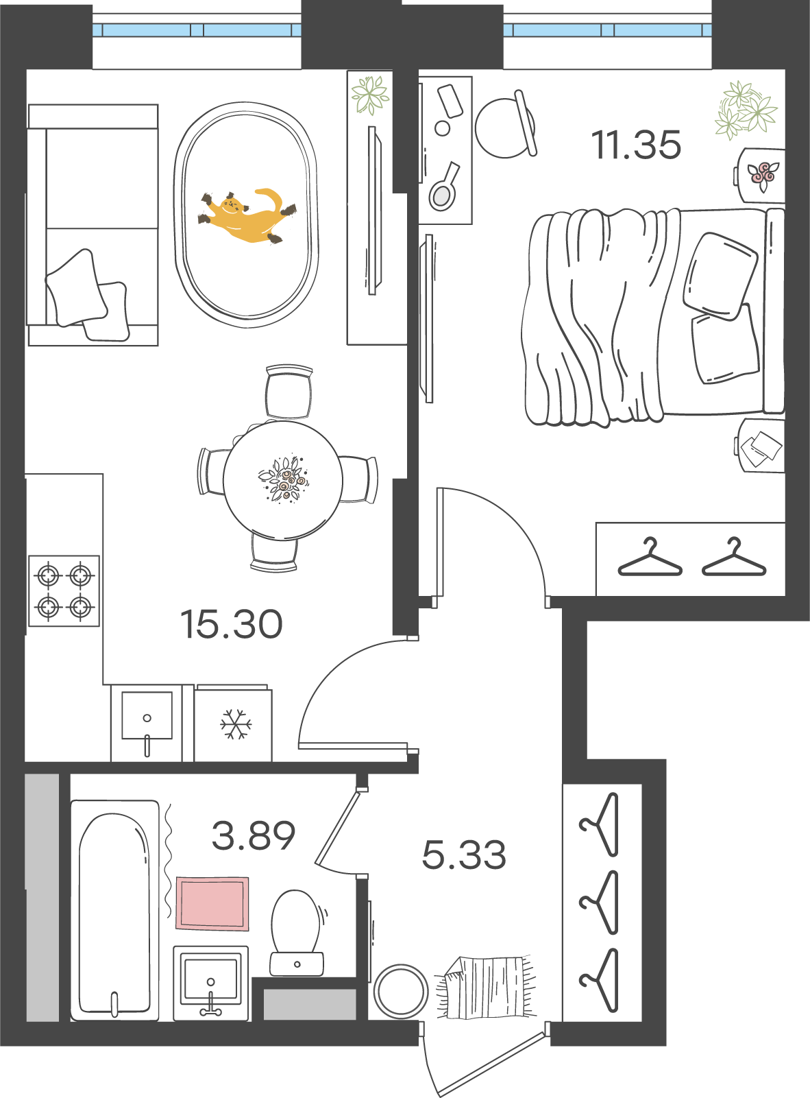 Квартира 1